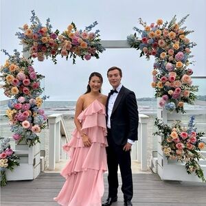 Jenny Yoo Rosewater Chiffon Farley Dress